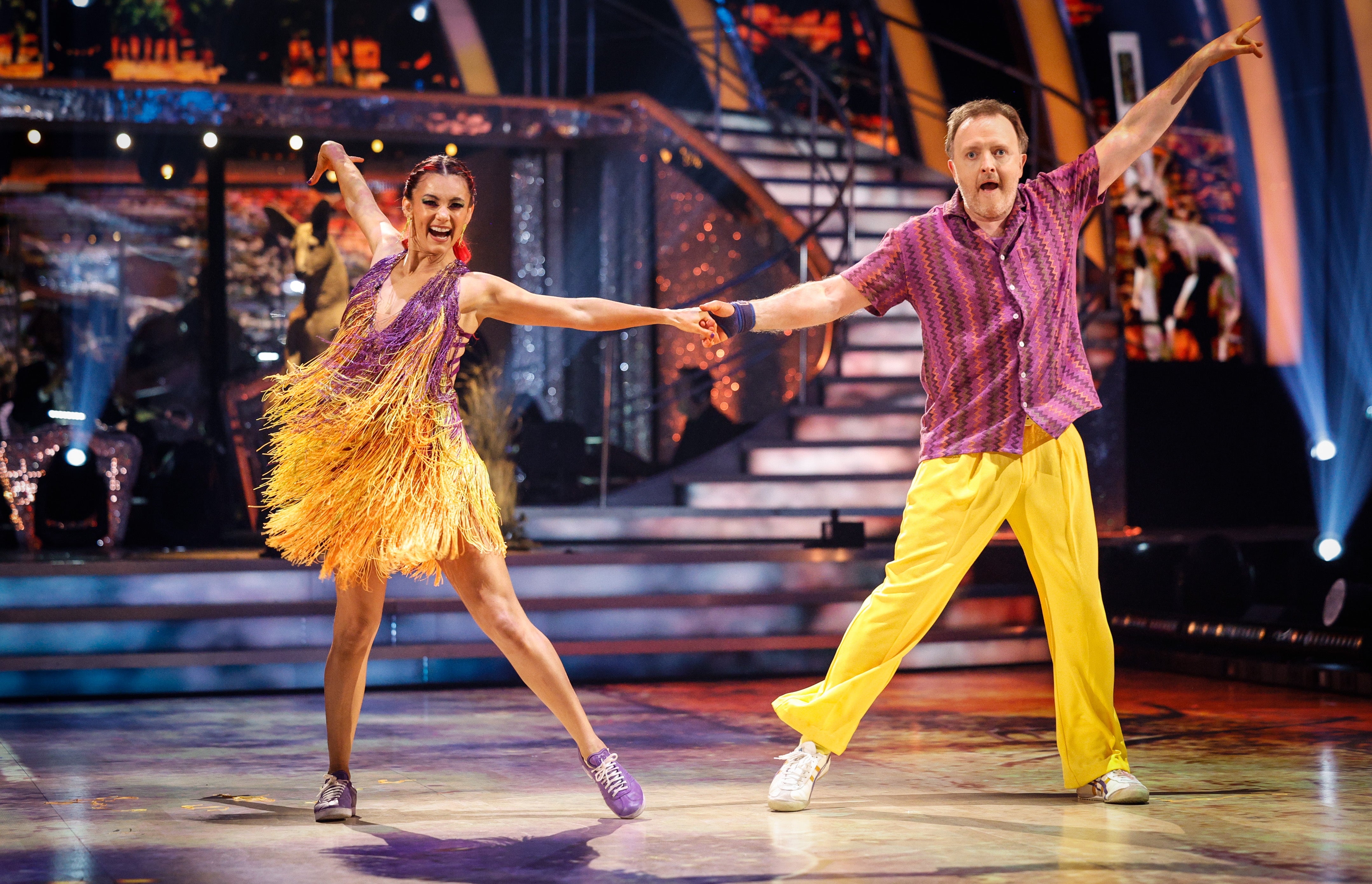 Chris McCausland and Dianne Buswell perform on week four of ‘Strictly Come Dancing'