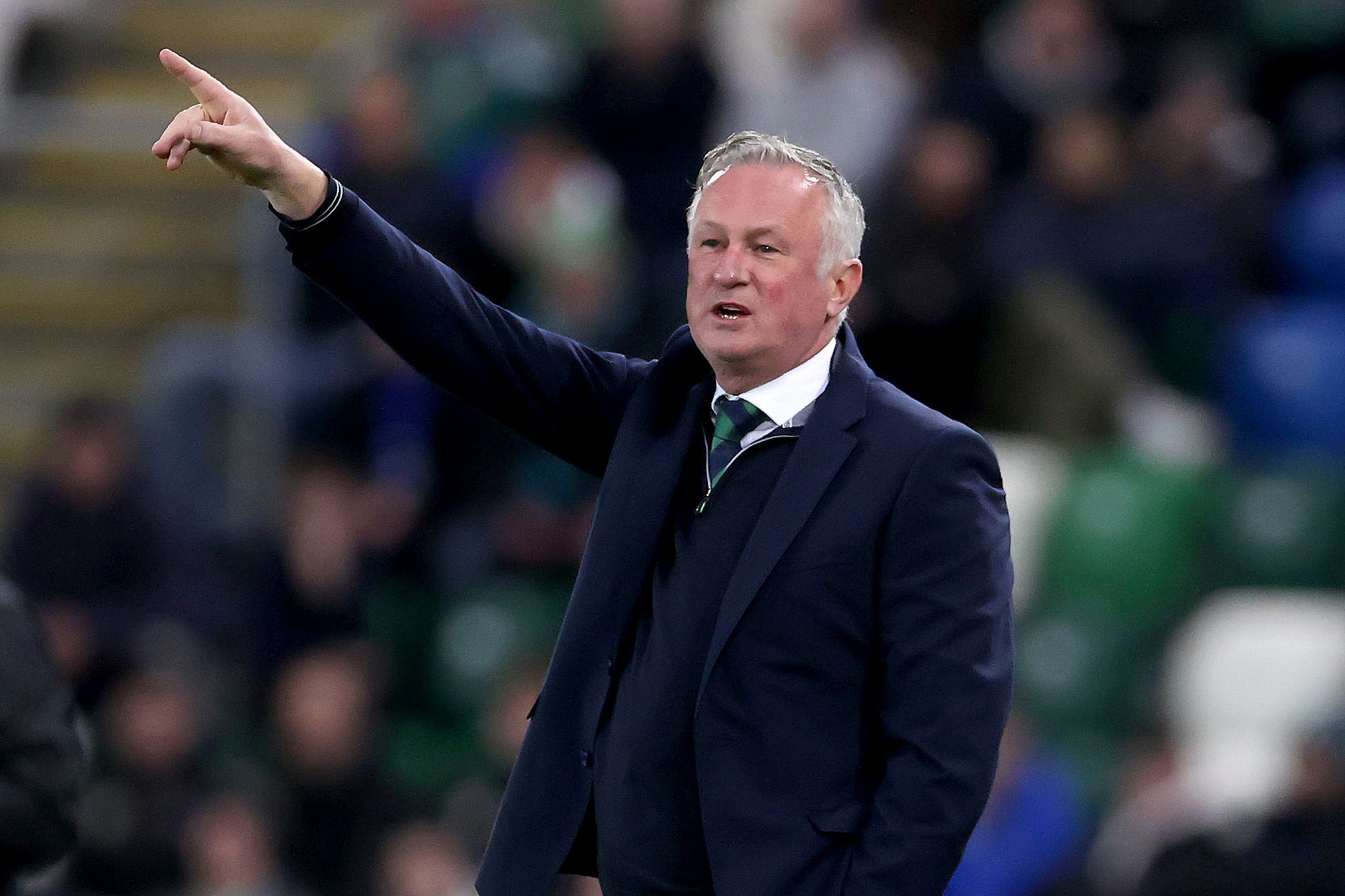 Michael O’Neill’s Northern Ireland drew 0-0 with Belarus (Liam McBurney/PA)