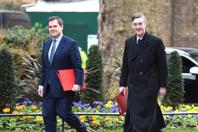 Robert Jenrick has vowed to make Sir Jacob Rees-Mogg chairman of the Tory party (Stefan Rousseau/PA)