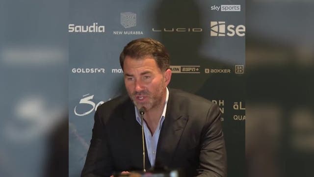 <p>Furious Eddie Hearn blasts judge after Dmitry Bivol loss: ‘He shouldn’t work again’.</p>