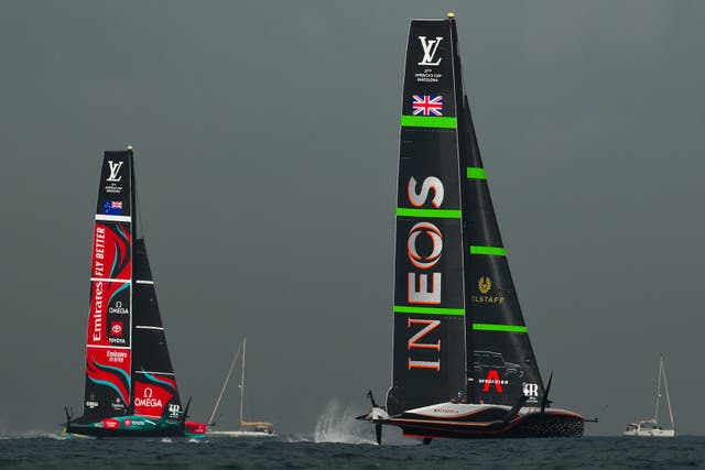 <p>Ineos Britannia are challenging New Zealand for the America’s Cup </p>