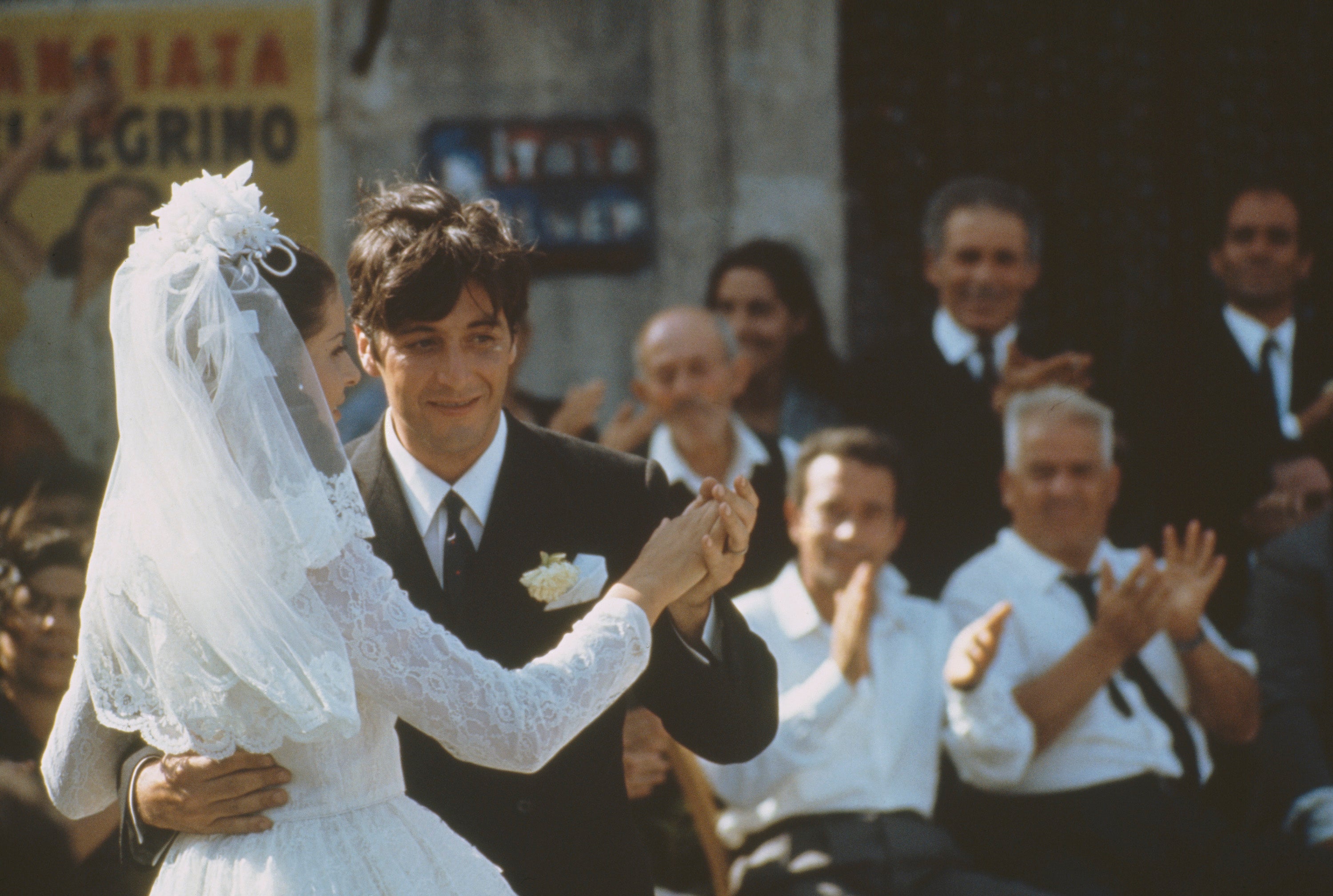 Al Pacino e Simonetta Stefanelli em 'O Poderoso Chefão'