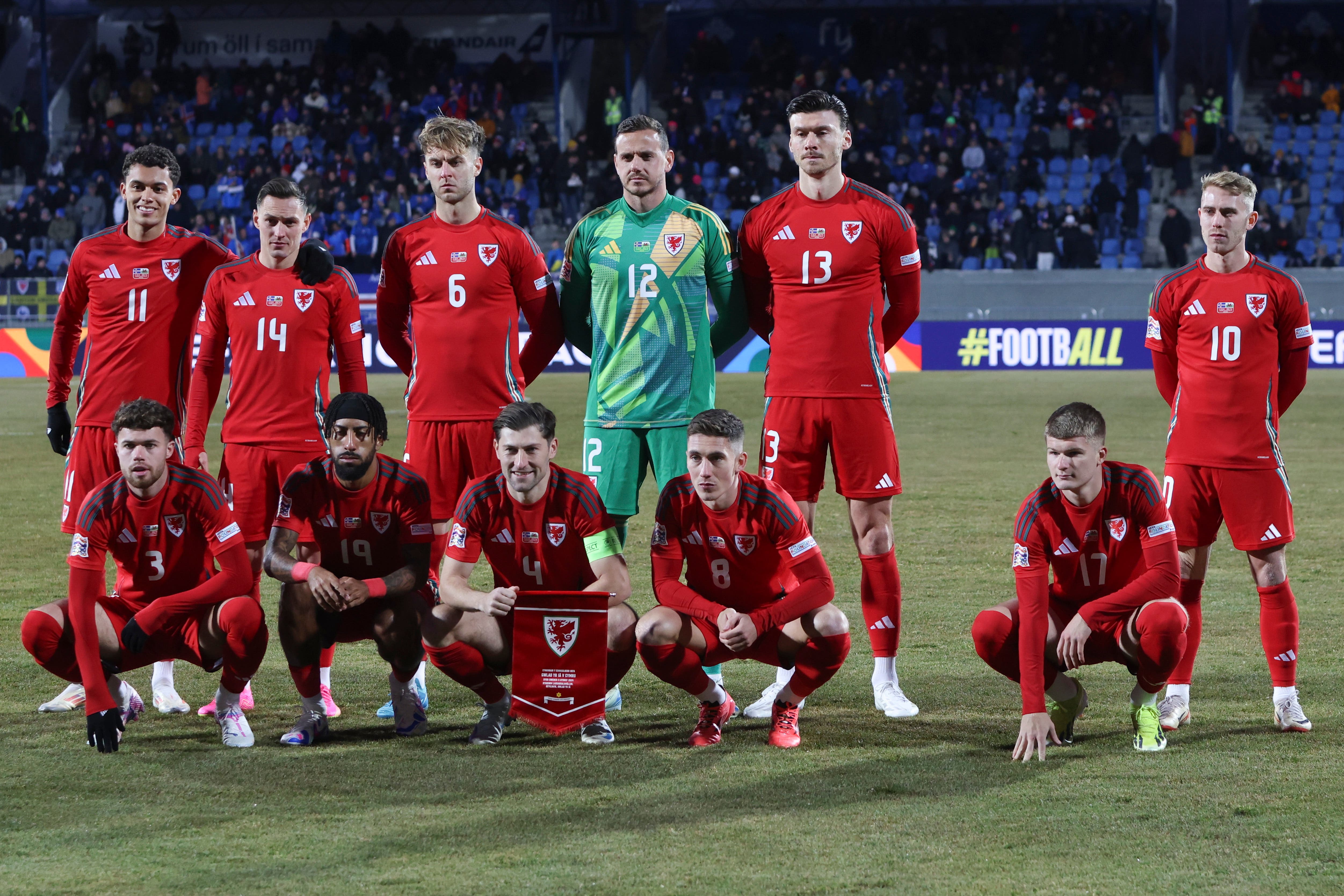 Wales are seeking a Nations League double over Montenegro in Cardiff on Monday (rni Torfason/AP)