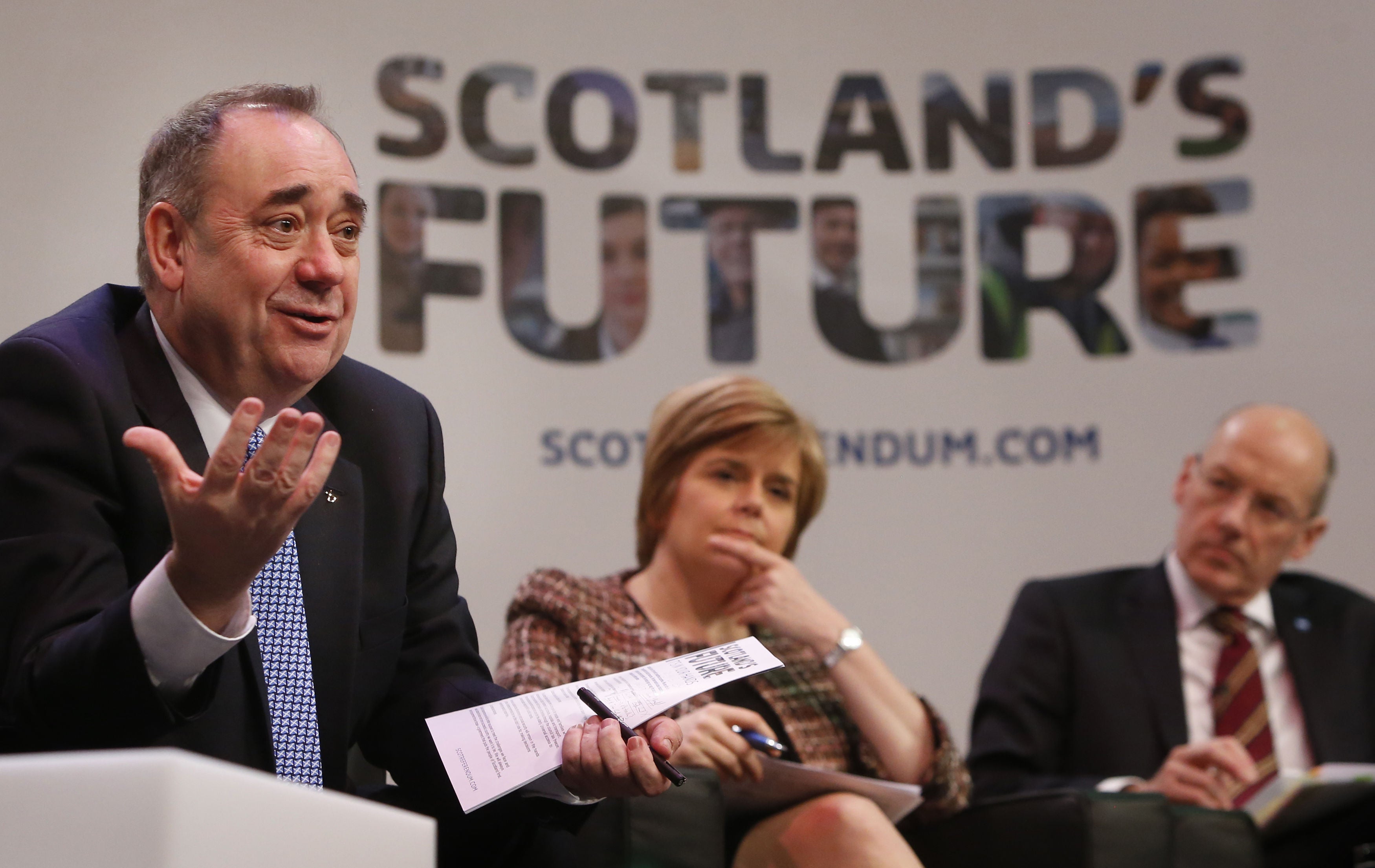 Alex Salmond ‘inspired a generation’ to believe in independence (Danny Lawson/PA)