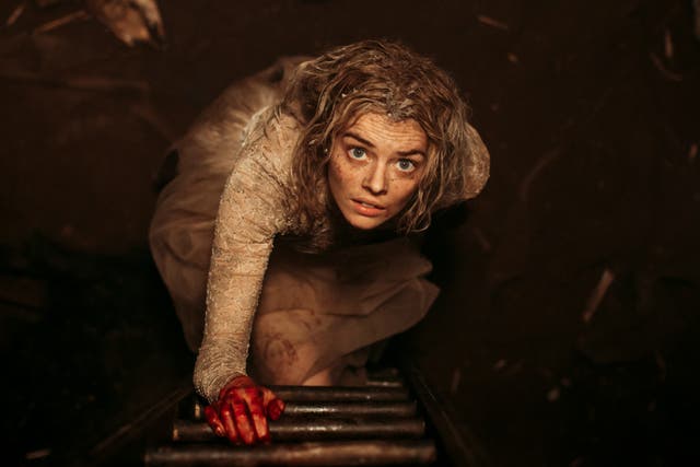 <p>Samara Weaving in ‘Ready or Not'</p>