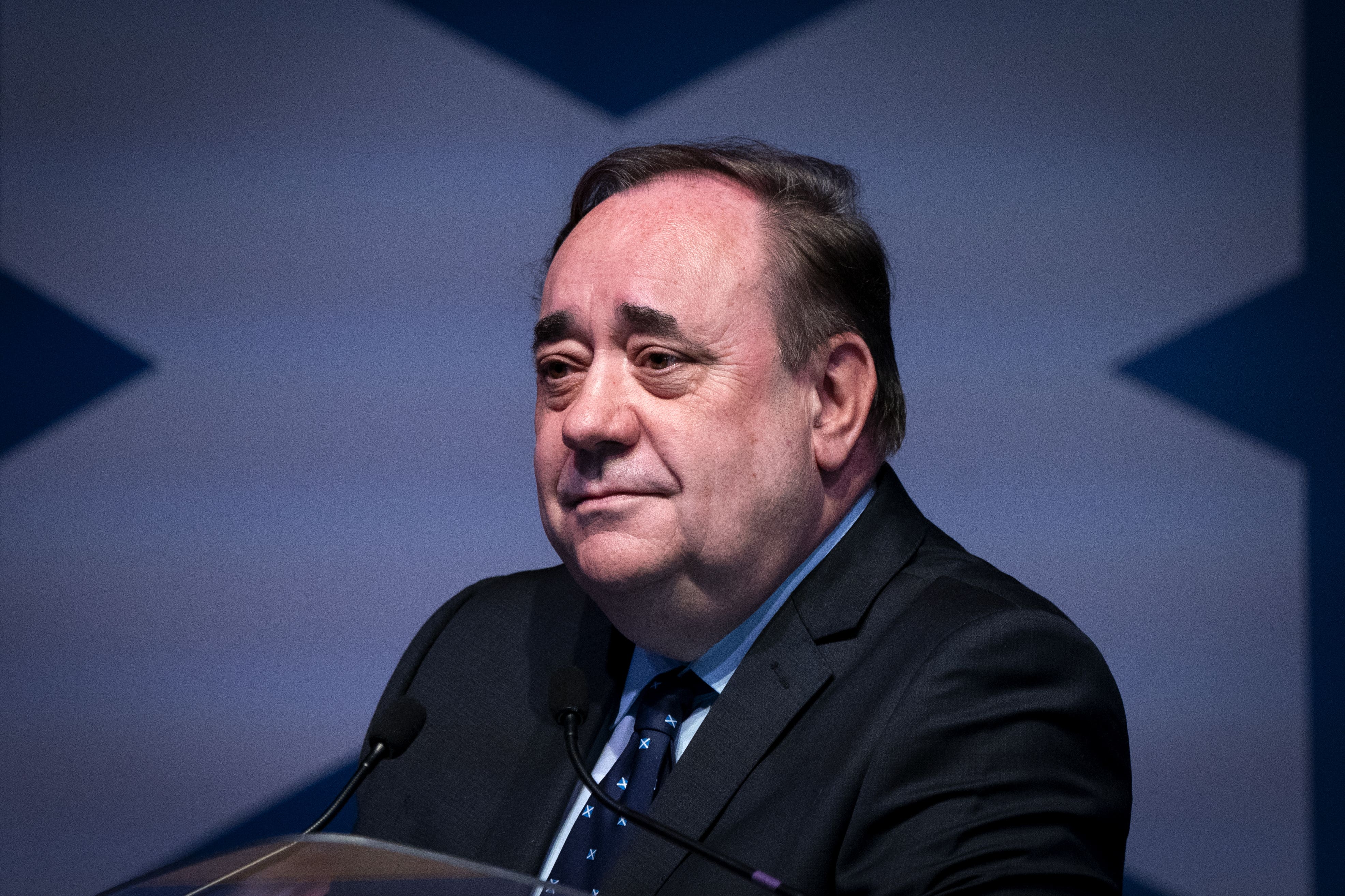 Alex Salmond founded the Alba party in 2021 with the aim of delivering a ‘supermajority’ for independence in the Scottish Parliament (Jane Barlow/PA)