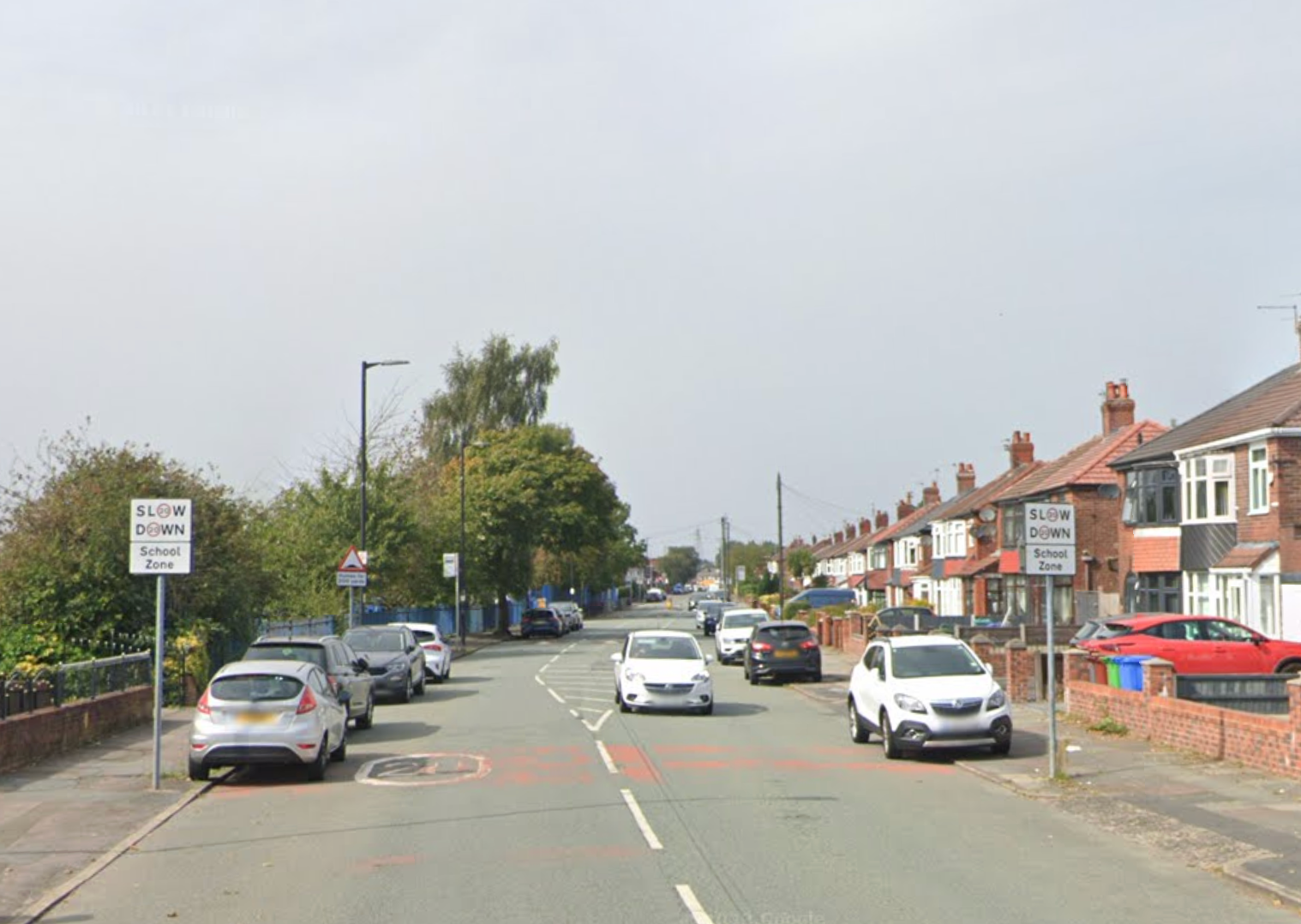 The bus had been travelling on Moston Lane East before colliding with the pedestrian