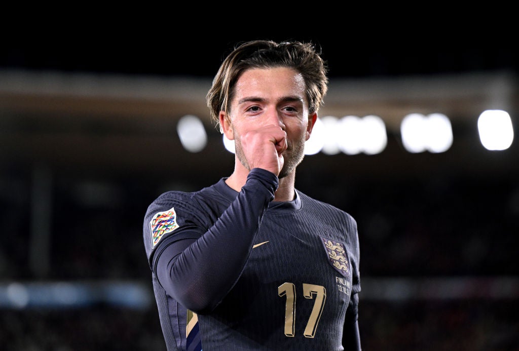 Grealish a ouvert le score pour l'Angleterre