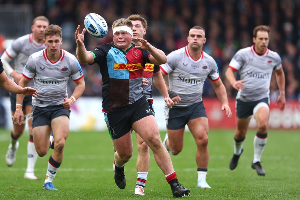 Fin Baxter impressed in Harlequins’ win over Saracens