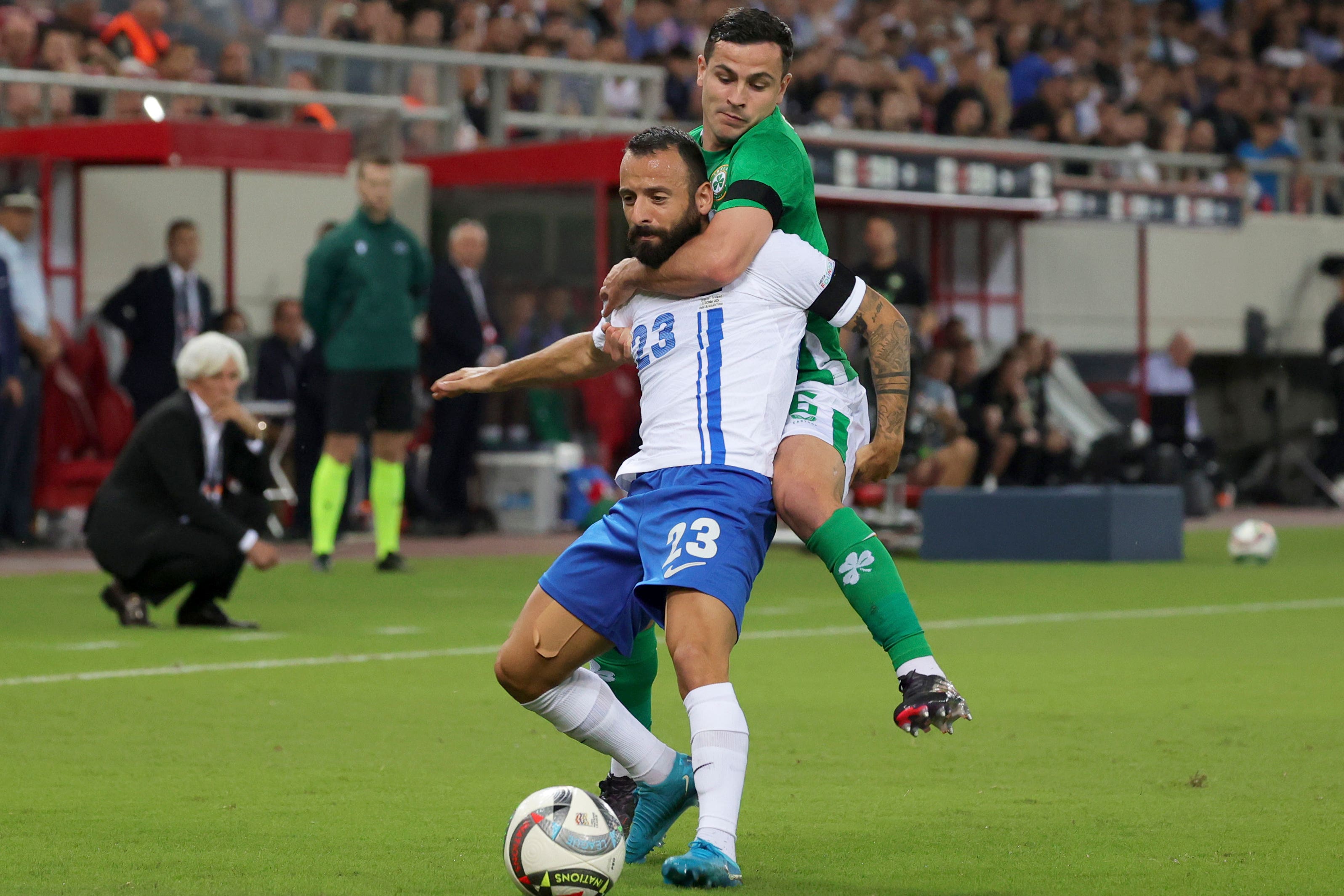 Greece beat Ireland in the Nations League (AP Photo/Yorgos Karahalis)