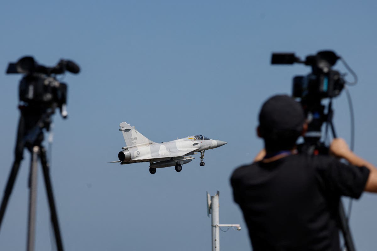 China Conducts Military Exercises Near Taiwan