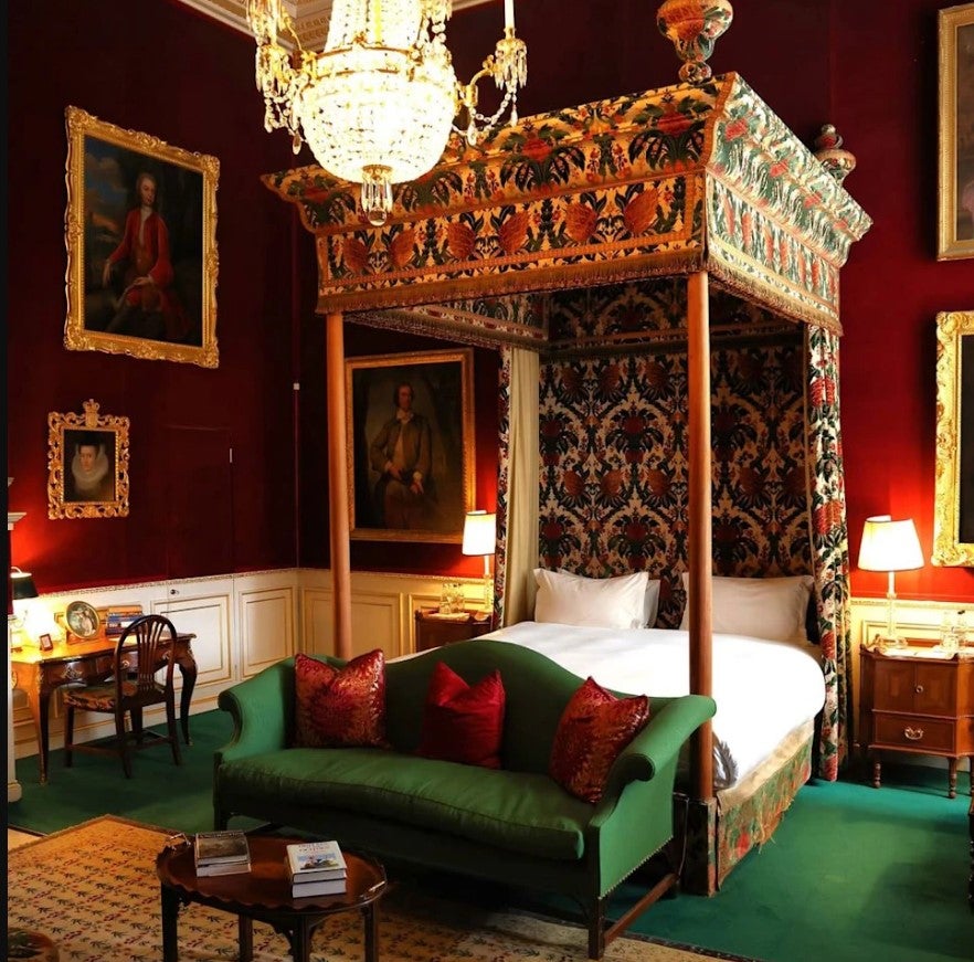 The lavish bedroom is named after a different Princess of Wales.