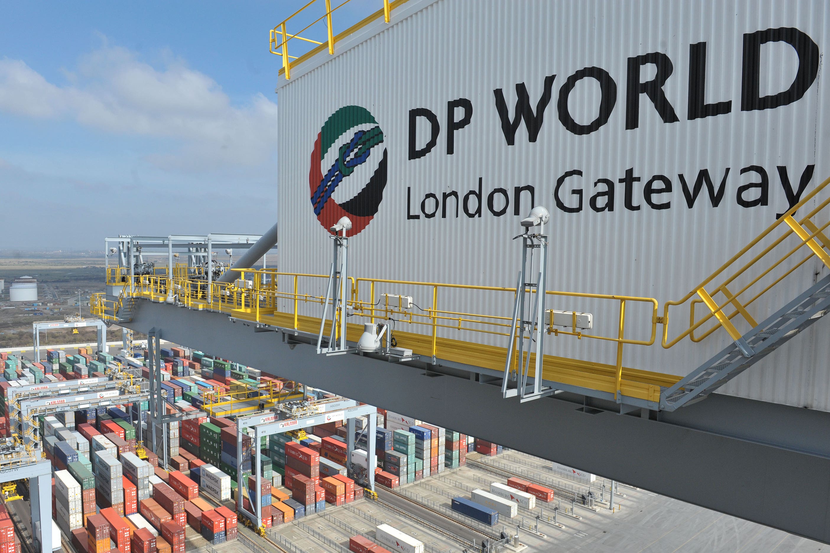 DP World revealed an investment plan to expand the London Gateway container port (Nicholas T Ansell/PA)