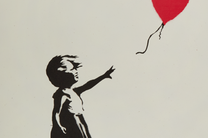 Two prints of Girl With Balloon are among Banksy artwork being auctioned in the US (Julien’s Auctions/PA)