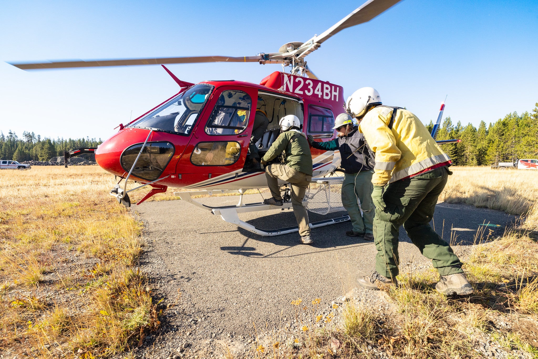 Volunteers had hoped to launch a helicopter drop to help find missing Austin King