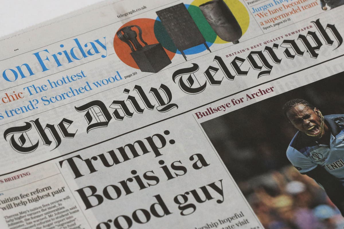 Dovid Efune in exclusive talks to buy Telegraph newspaper group