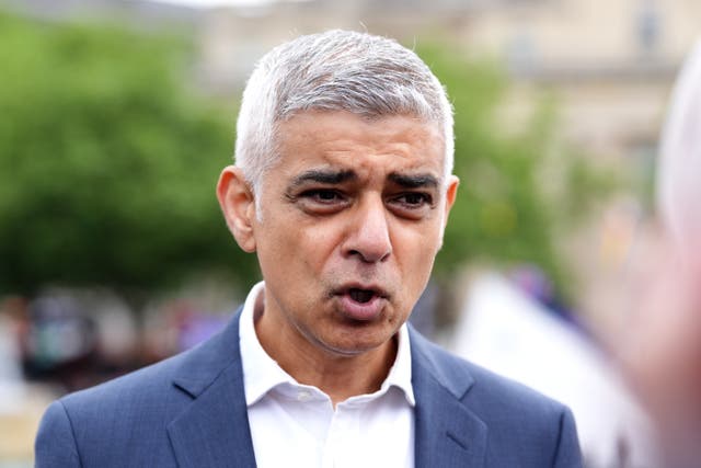 <p>London Mayor Sadiq Khan highlighted the importance of trade with the UK’s closest neighbours (Zac Goodwin/PA)</p>