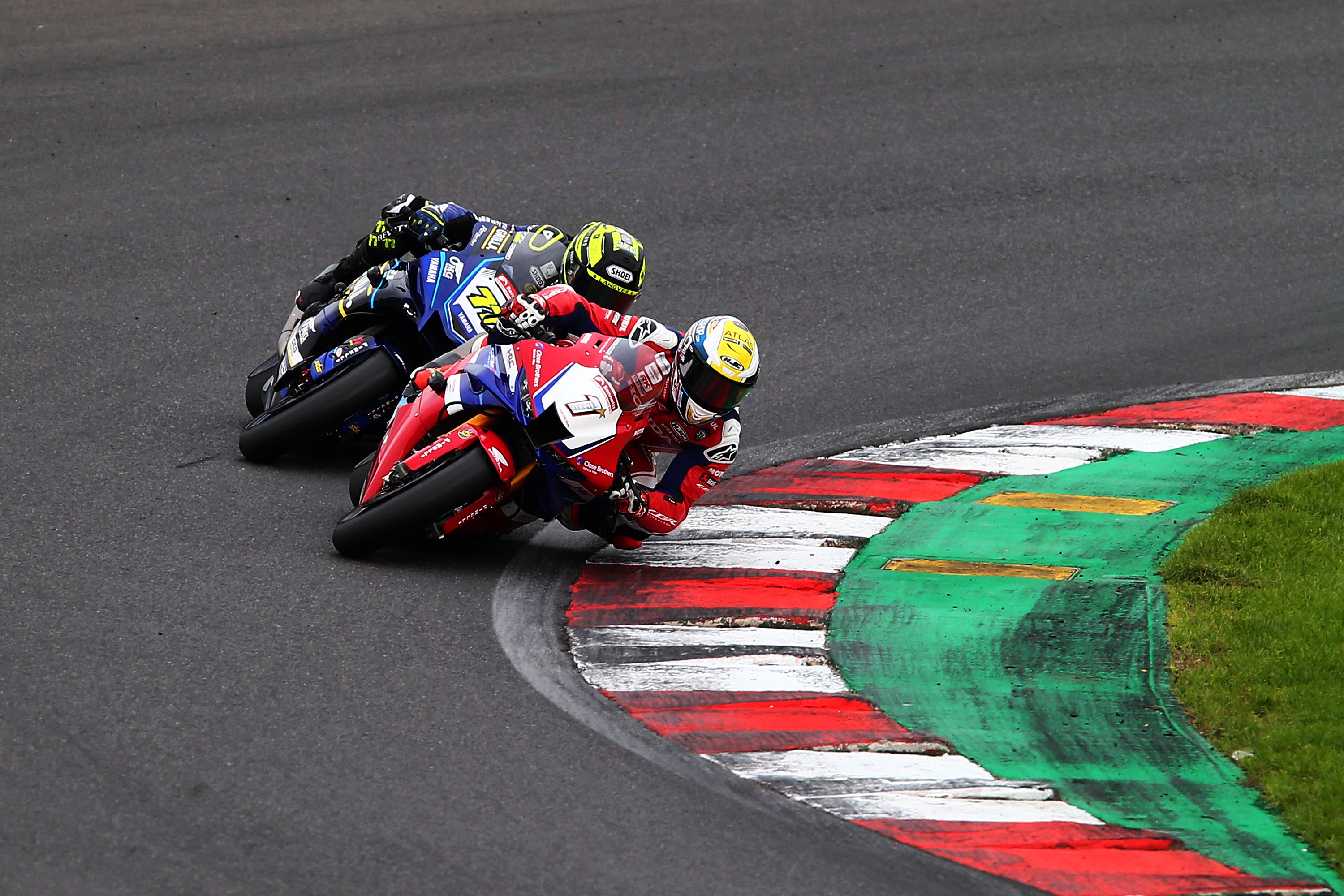 Kyle Ryde (left) beat Tommy Bridewell after a thrilling end to the British Superbikes season