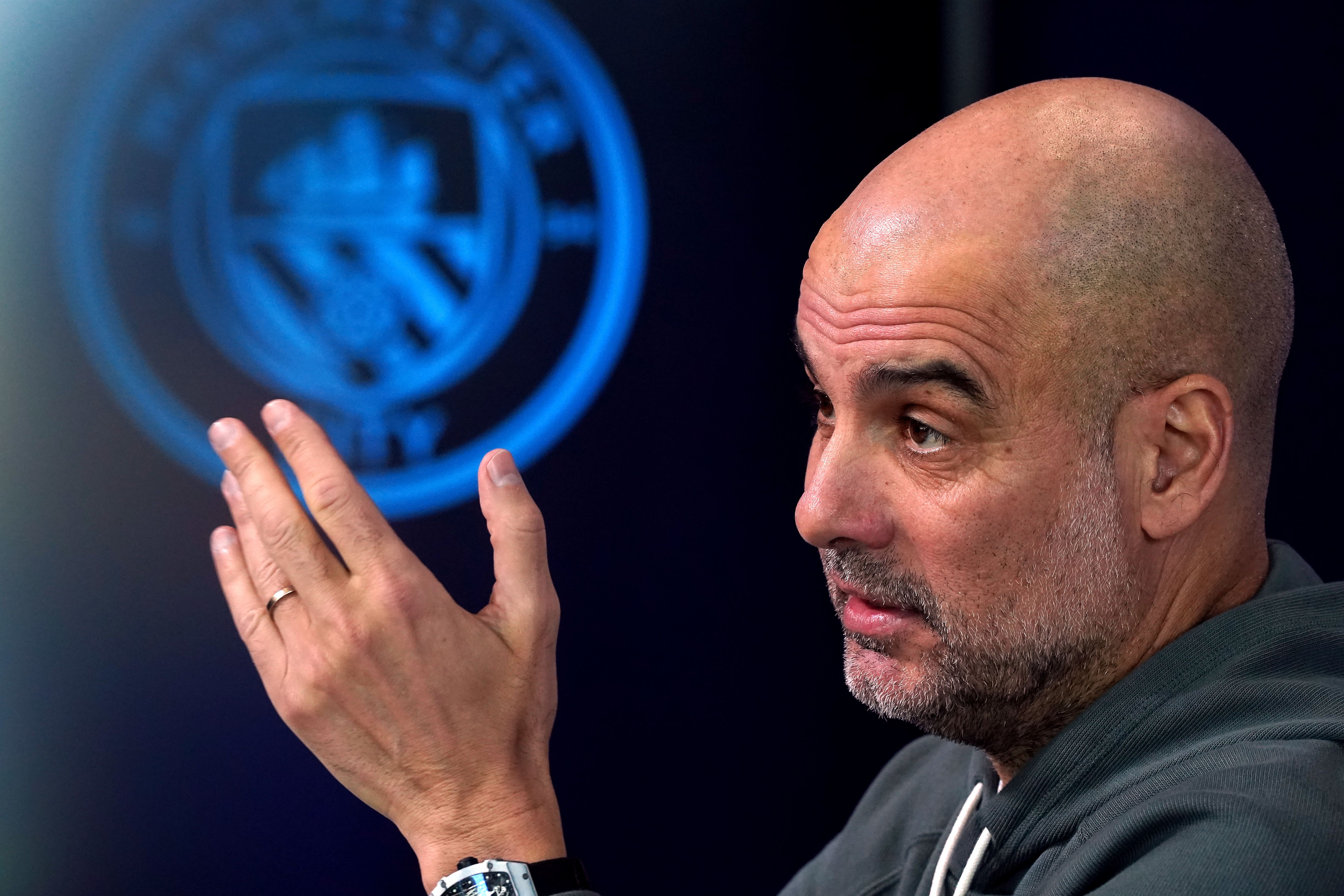 Manchester City manager Pep Guardiola has reportedly been approached about the vacant England job (Nick Potts/PA)