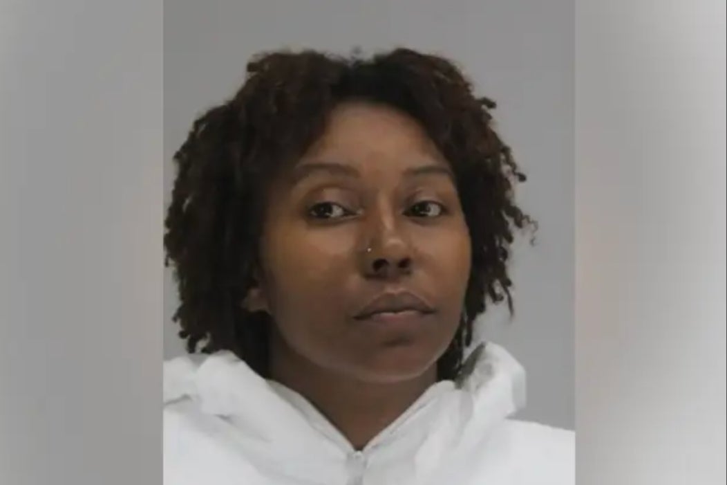 Monica Tutt, 39, was arrested in Dallas after causing a car crash which left her 9-year-old son with injuries so severe part of his skull was showing, police said