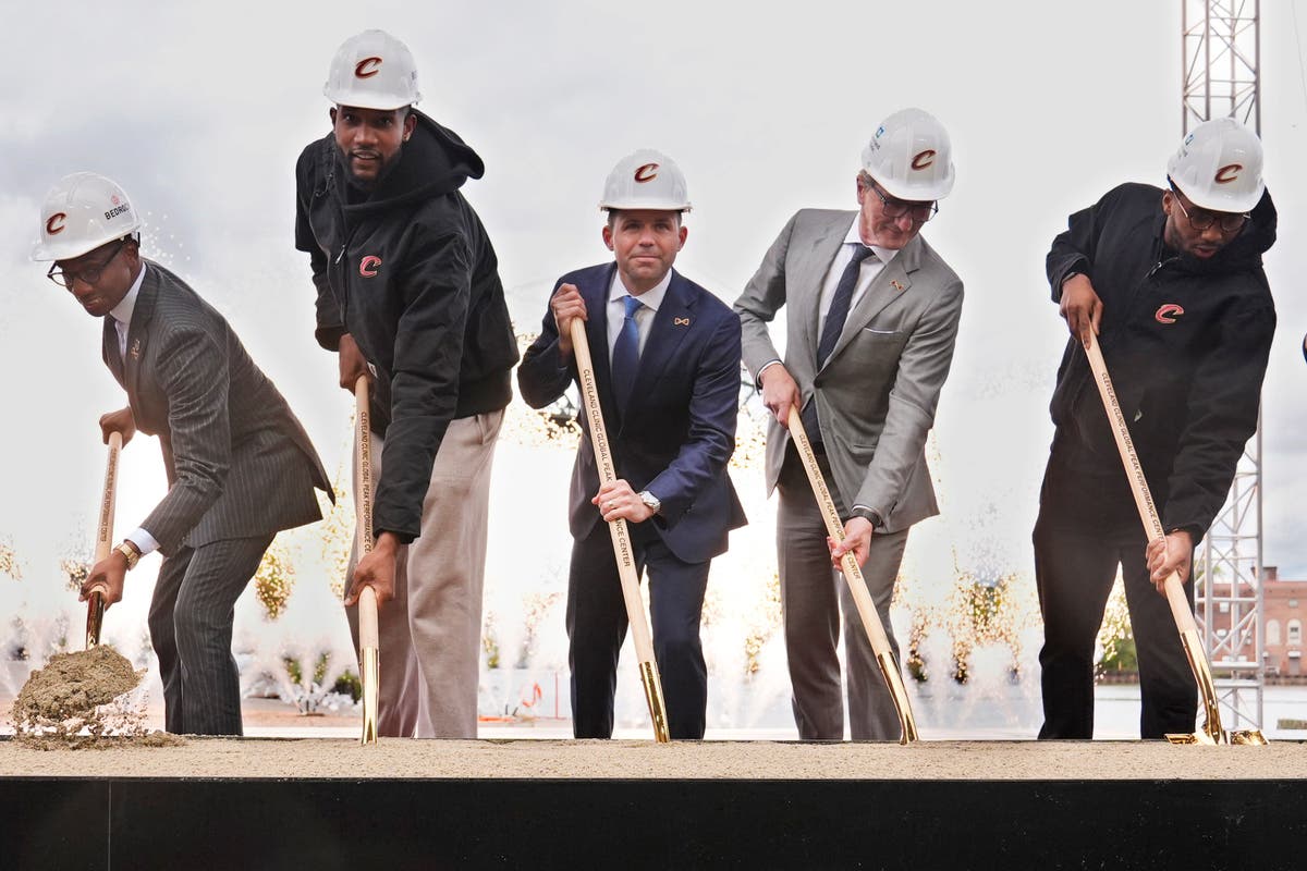 Cavaliers break ground on new state-of-the-art training facility scheduled to open in 2027