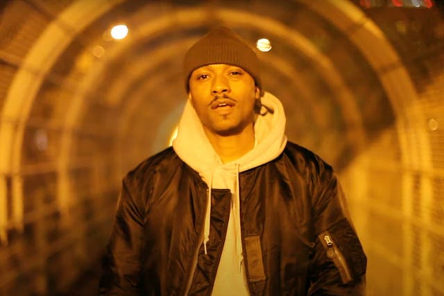 <p>Kaseem Ryan, better known as the underground rapper Ka, in the 2011 video for his song ‘Chamber'</p>