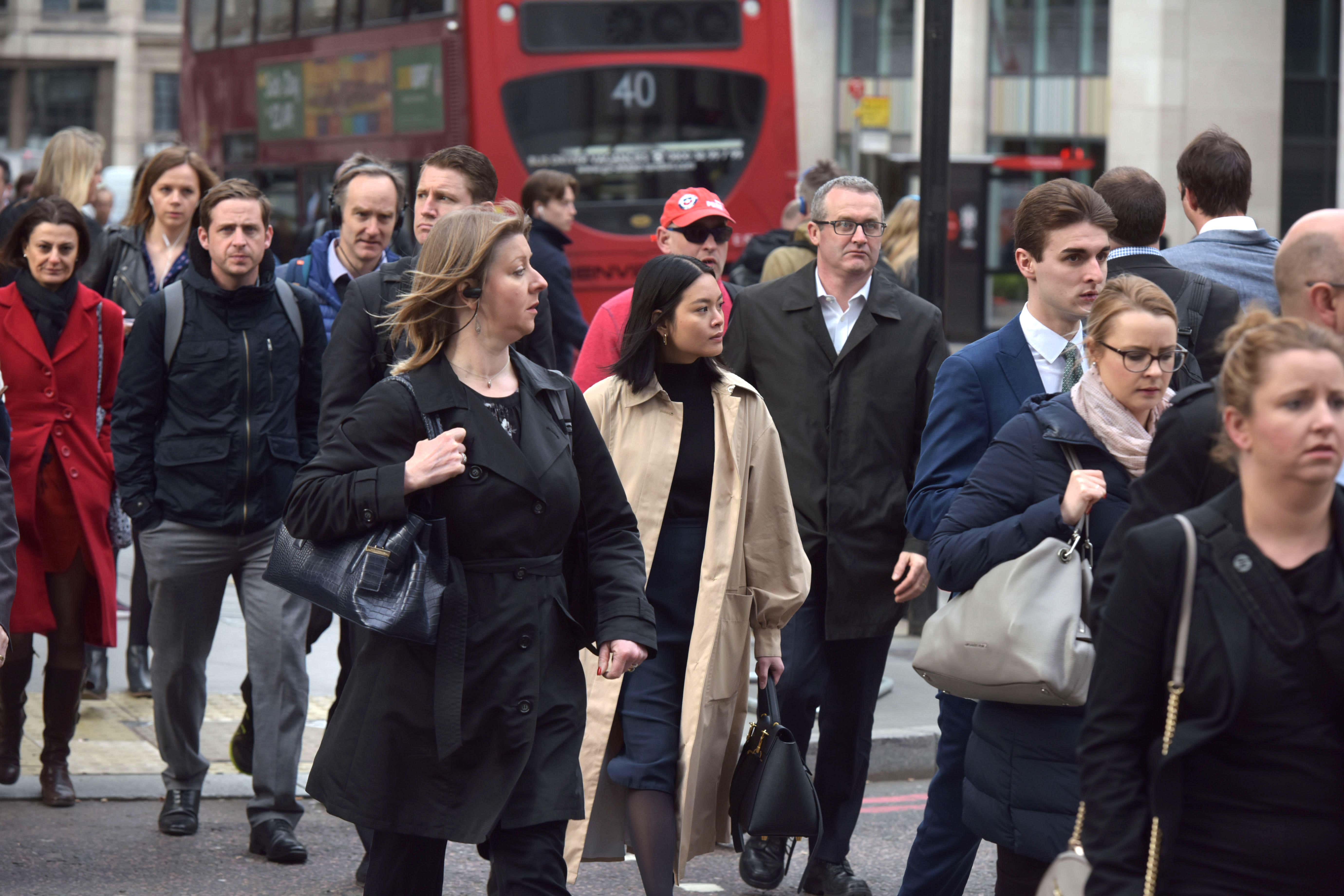 Figures show UK earnings growth has fallen to its lowest level for more than two years (Alamy/PA)