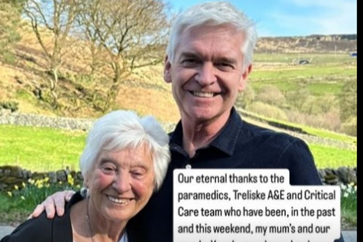 ‘Heartbroken’ Phillip Schofield announces death of ‘beautiful and dignified’ mother