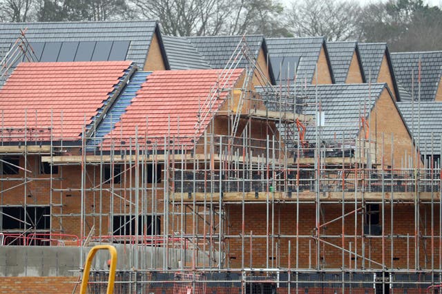 Private investment of £550 million will help address the shortage of homes across the country (Andrew Matthews/PA)