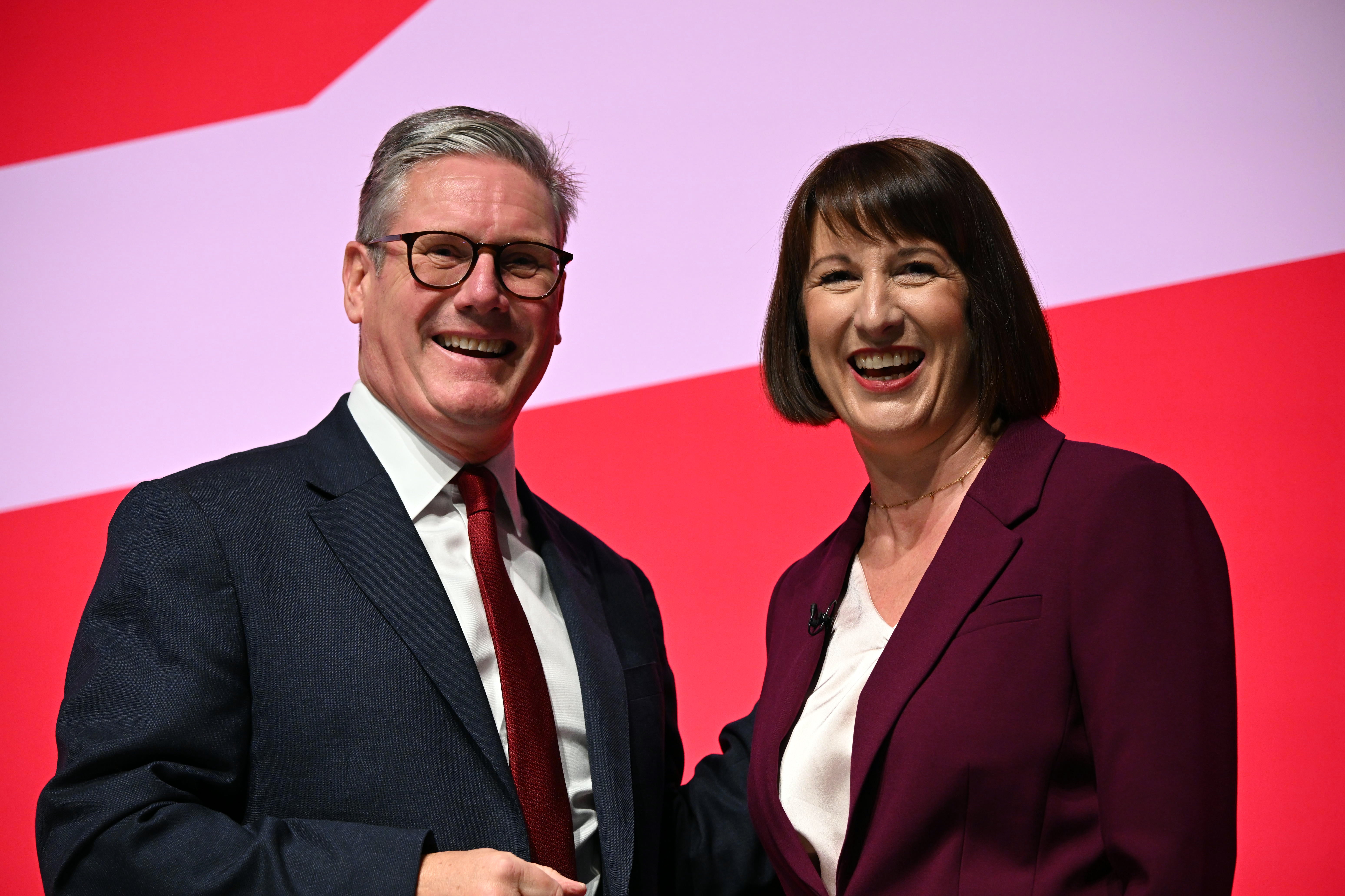 Sir Keir Starmer and Rachel Reeves at Labour’s 2024 Conference