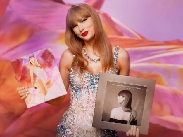 Taylor Swift em um anúncio da Target