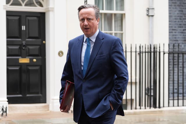 <p>Cameron reveals the Conservative government had been preparing to sanction two senior Israeli ministers</p>