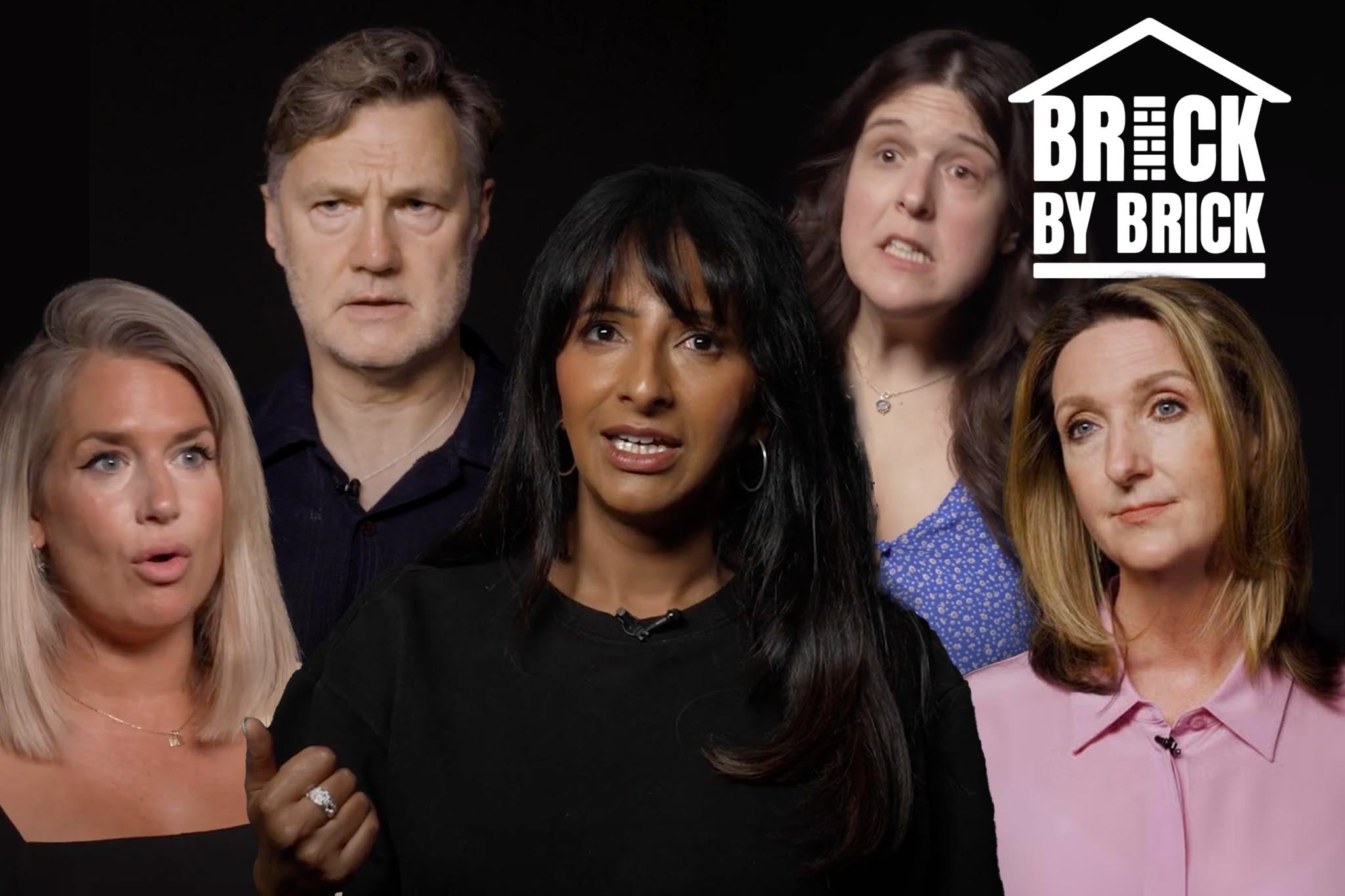 BBC presenter Ranvir Singh, centre, and Rosie Jones, second right, backed the campaign this week as the comedian spoke about the common myths and misconceptions around domestic abuse