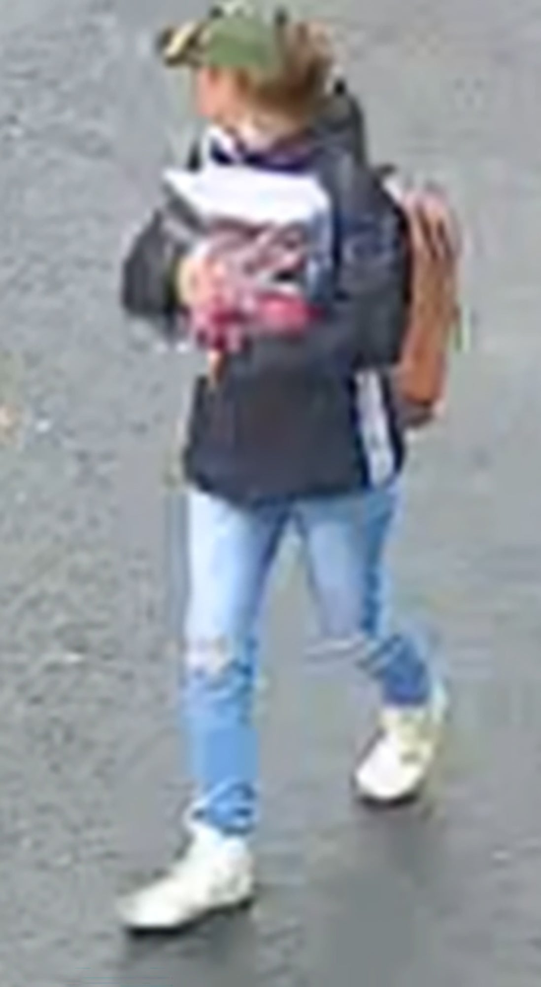 CCTV footage of Victoria Taylor at 11.53am on September 30