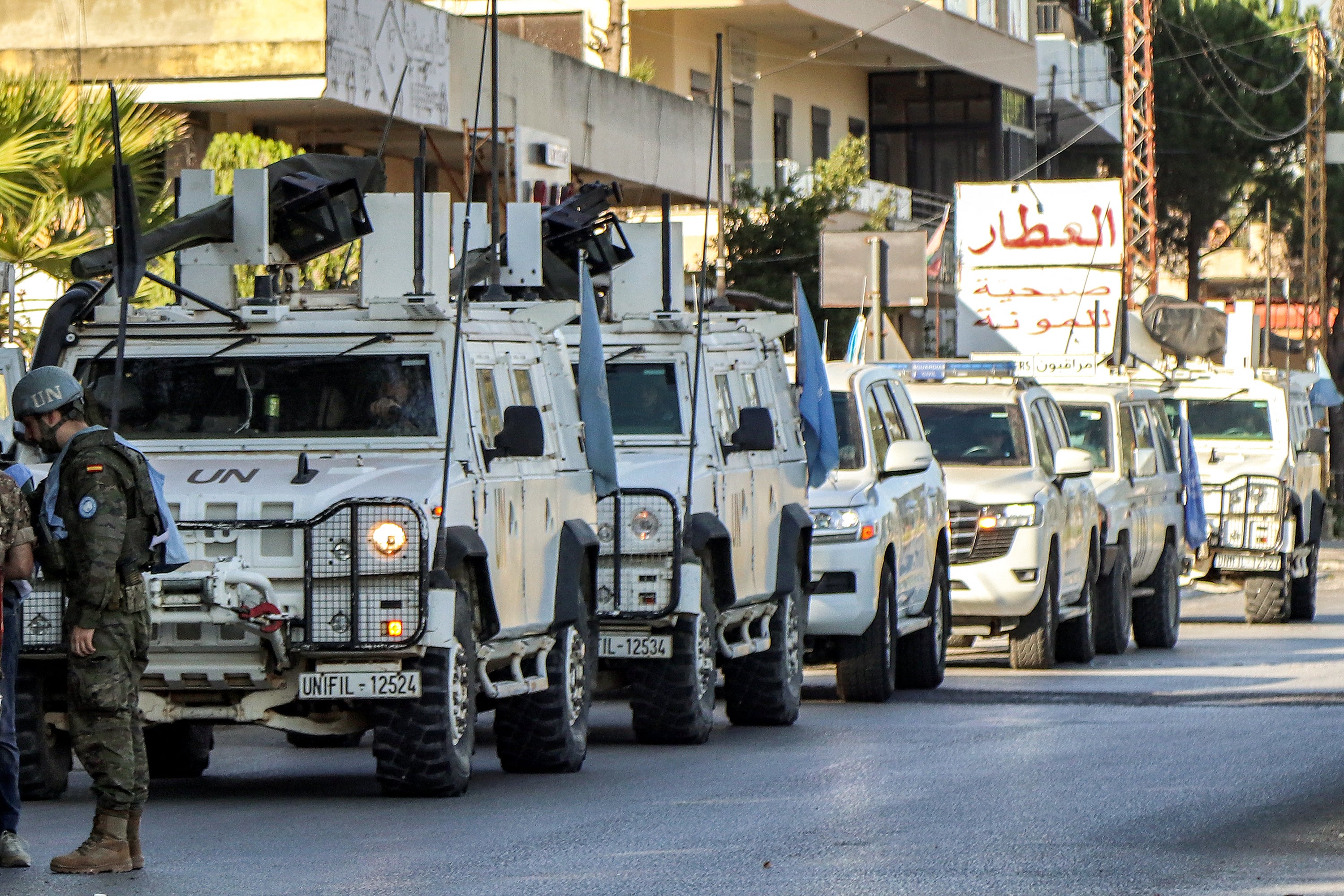 United Nations Interim Force in Lebanon Armoured vehicles