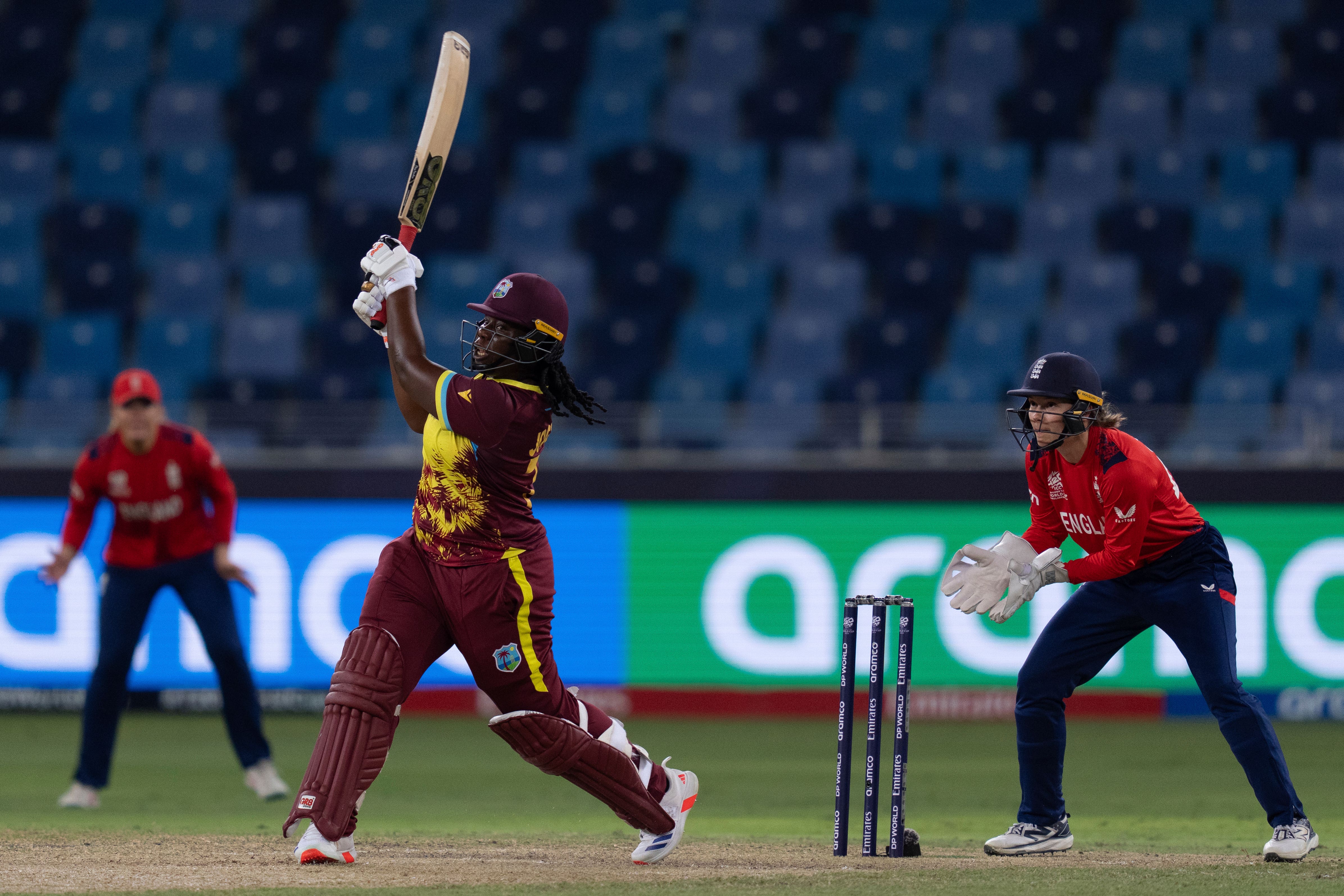 West Indies’ Qiana Joseph put England to the sword in their T20 World Cup match in Dubai