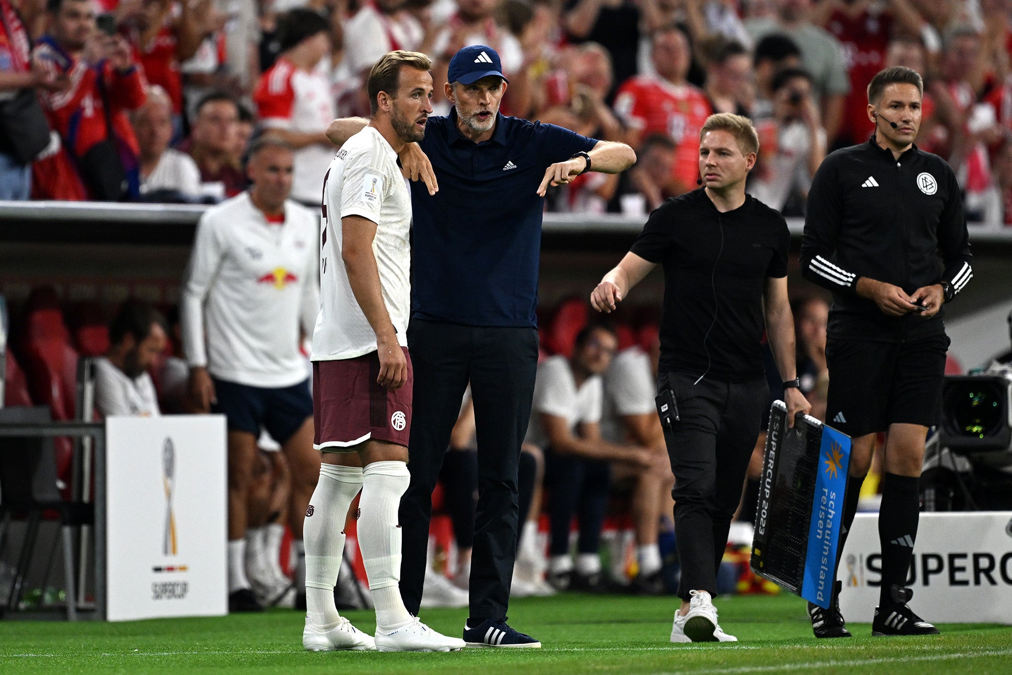 Thomas Tuchel is close to Harry Kane after coaching him at Bayern Munich