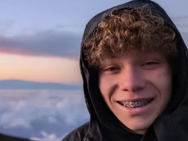 <p>Lucas Schwartz, 12, was killed in New Jersey when a tree fell on top of him while playing with friends </p>