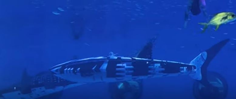 A Chinese company produced the world's first intelligent robot whale shark