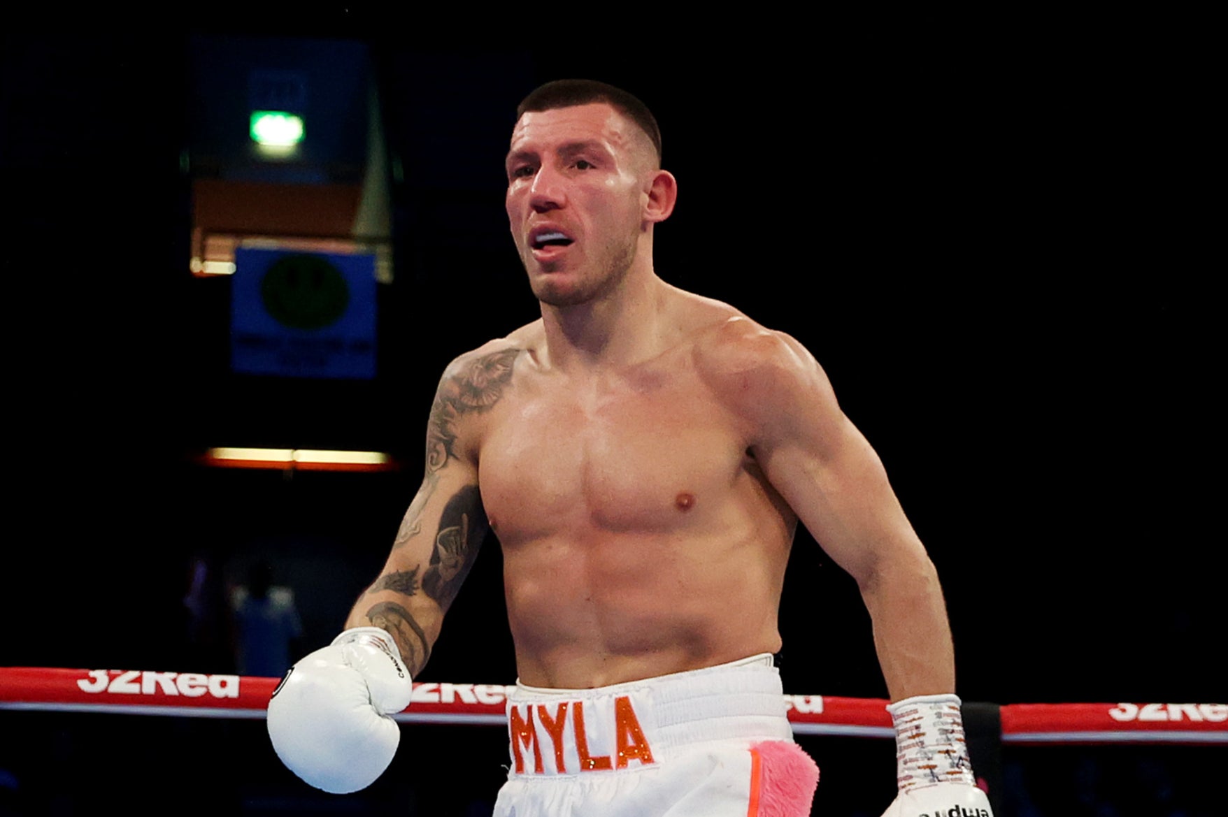 Liam Williams during his final fight, a first-round loss to Hamzah Sheeraz