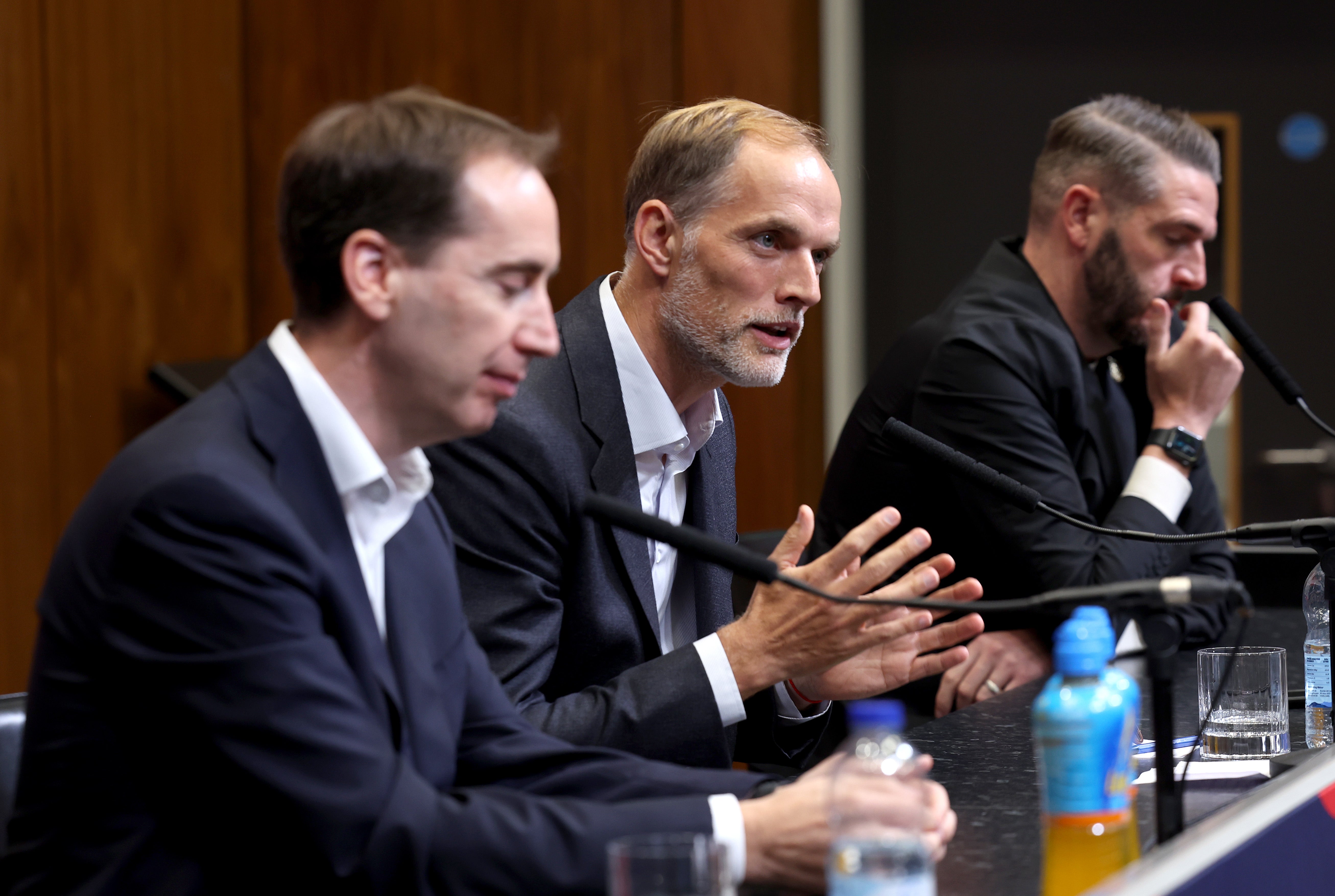 Thomas Tuchel is unveiled as England manager at Wembley Stadium