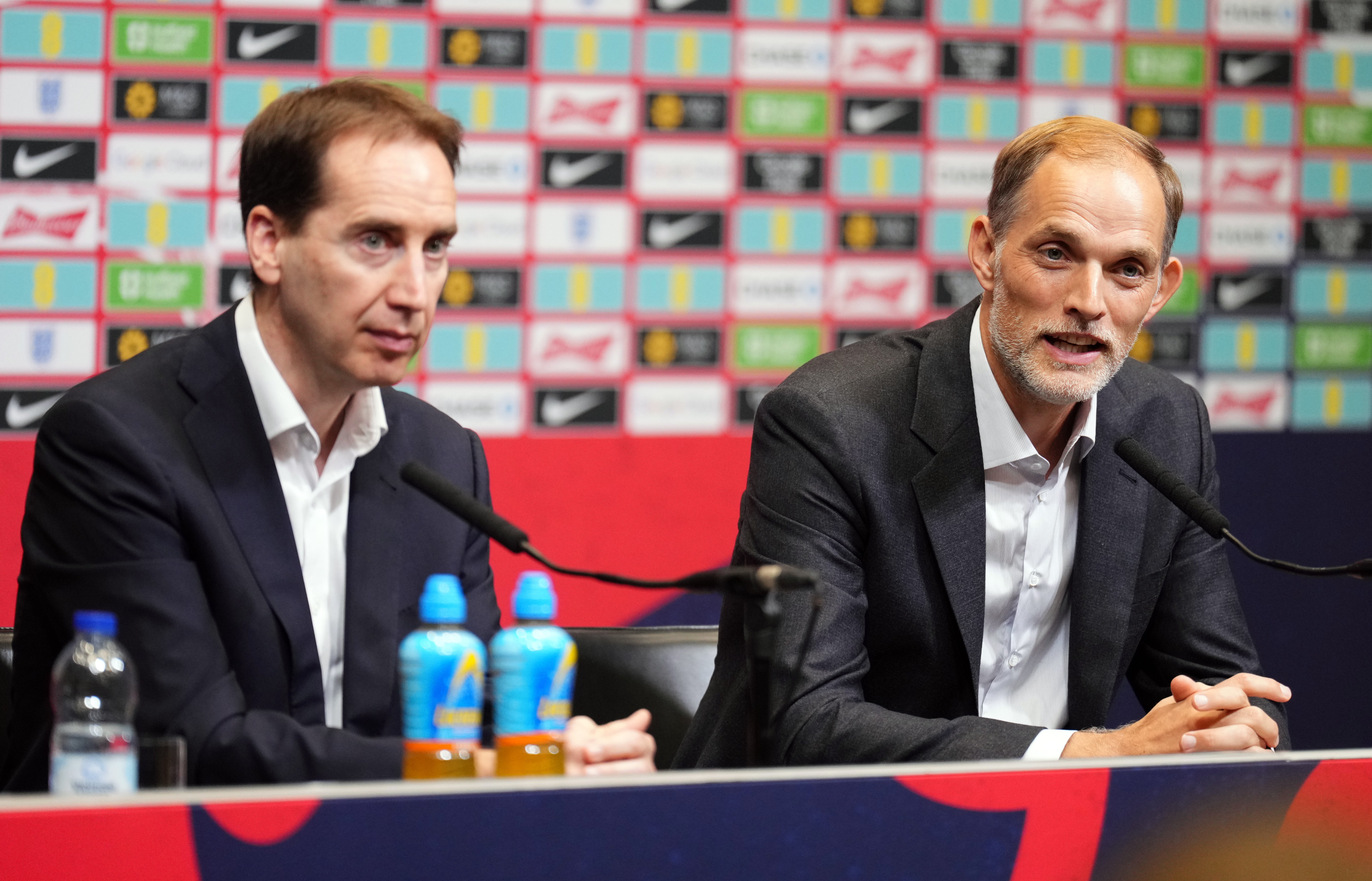 FA chief executive Mark Bullingham and Tuchel