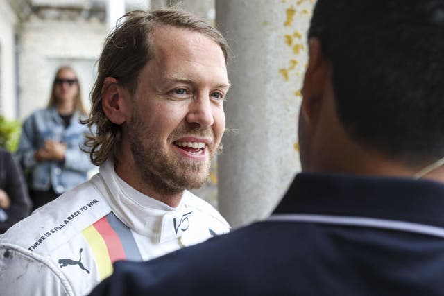 Sebastian Vettel attends the Goodwood Festival of Speed in 2023. (Dave Dodge/PA)