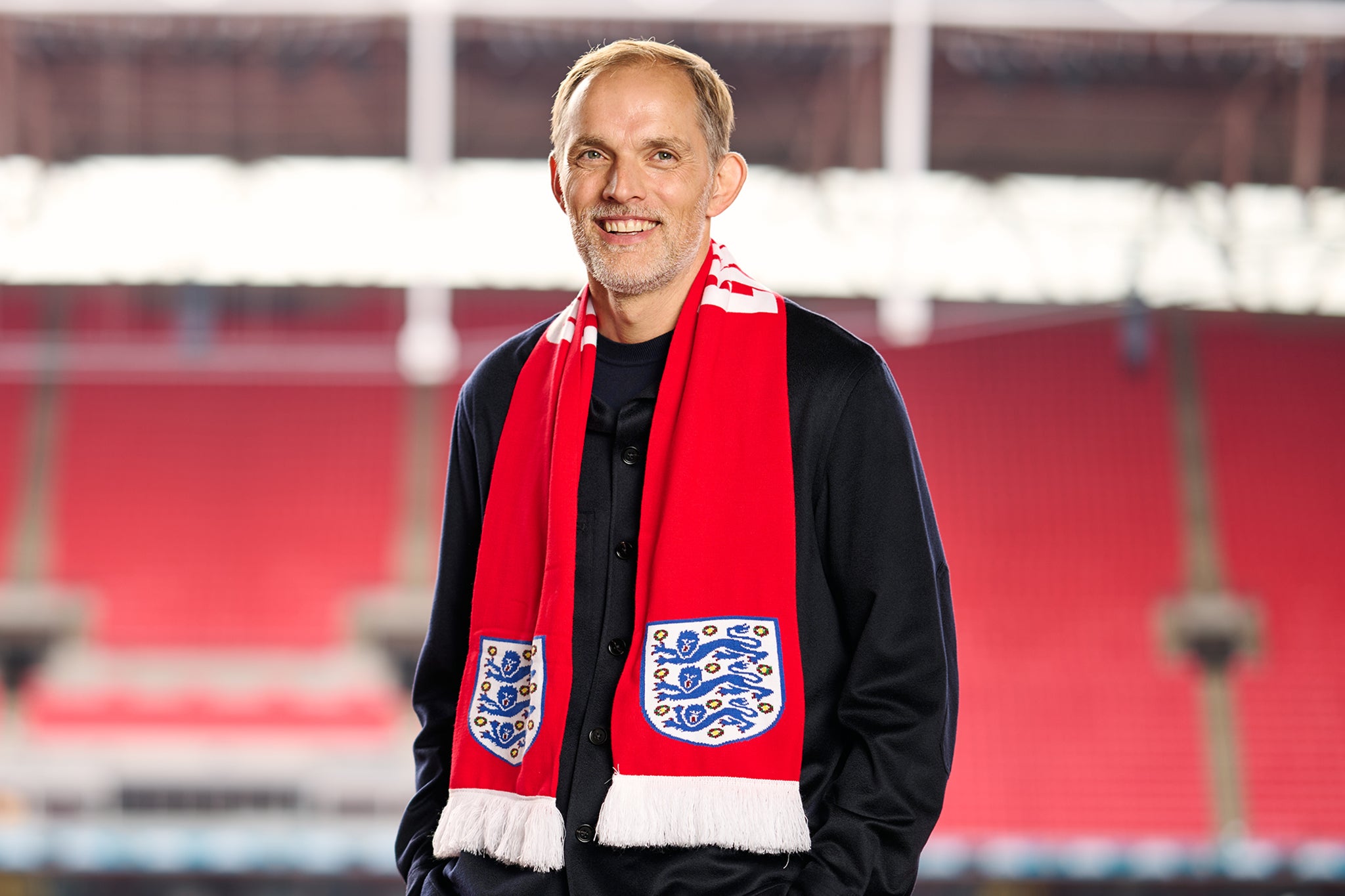 Thomas Tuchel has been unveiled as the new manager of England