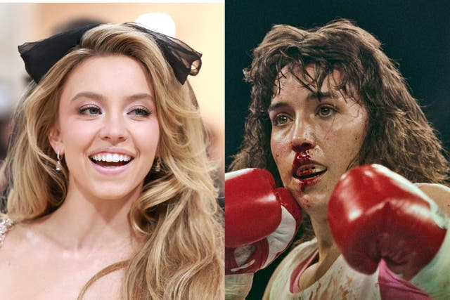 <p>Sydney Sweeney and boxing champion Christy Martin</p>