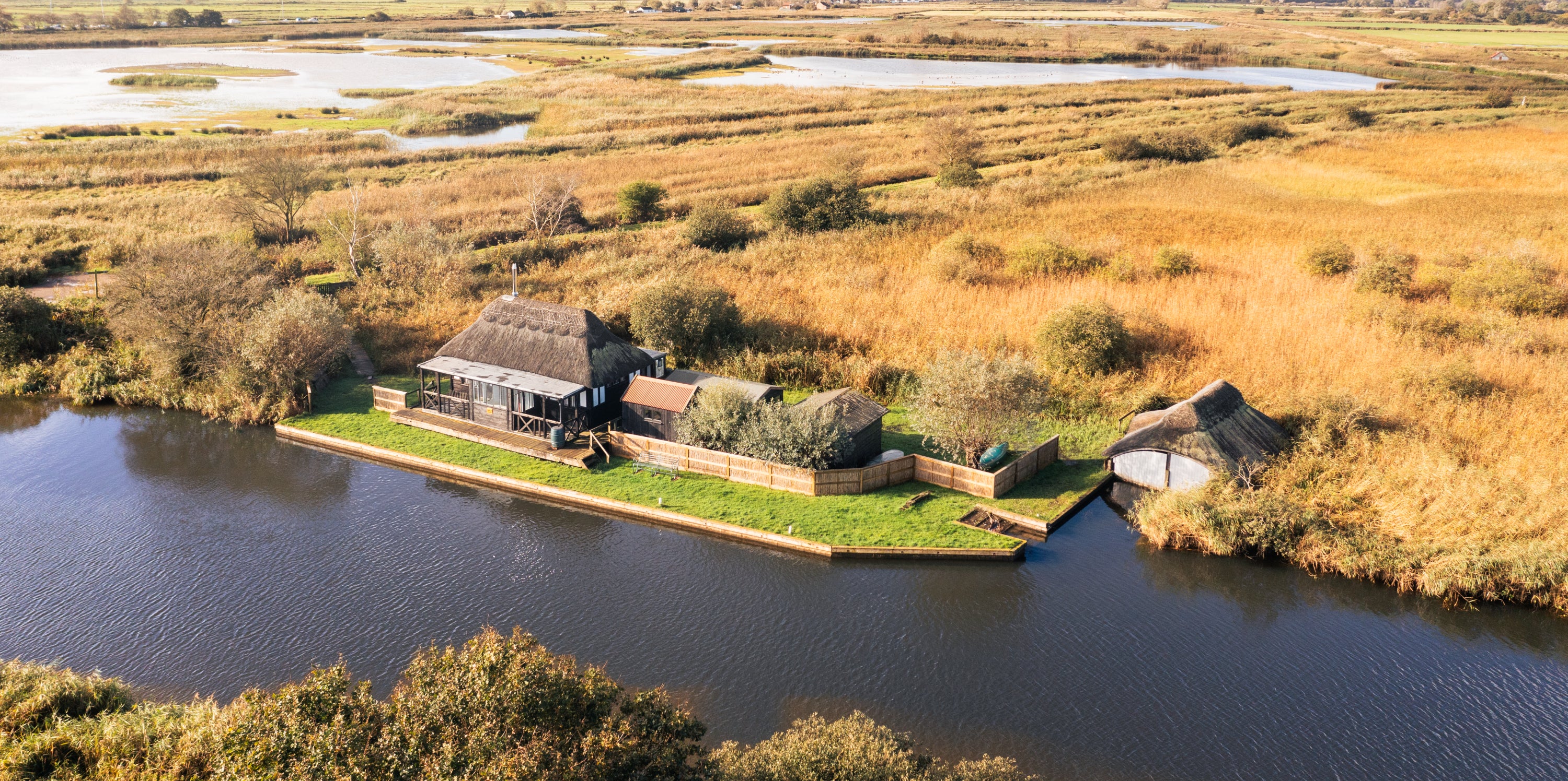 Chalet On Norfolk Broads Made From Old Helter skelter Receives Listed chalet-on-norfolk-broads-made-from-old-helter-skelter-receives-listed