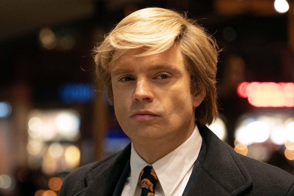 Sebastian Stan as Donald Trump in ‘The Apprentice’