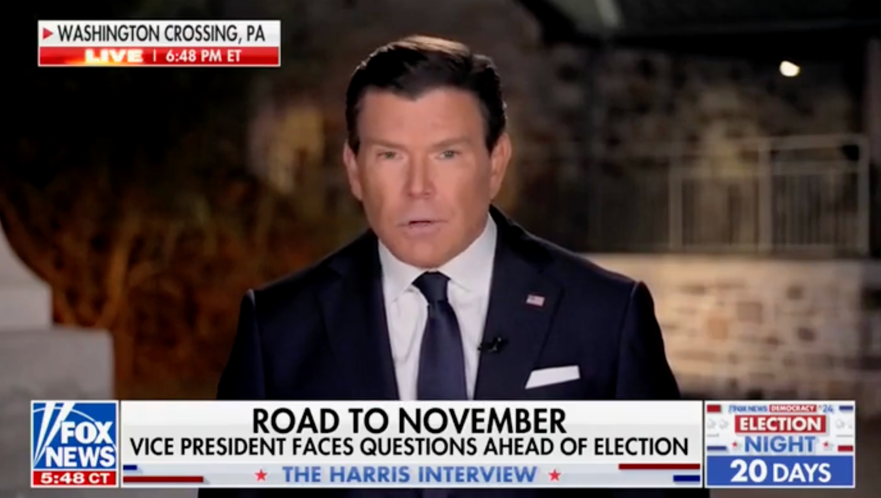 Bret Baier delivered his verdict on his interview with Harris on Fox News