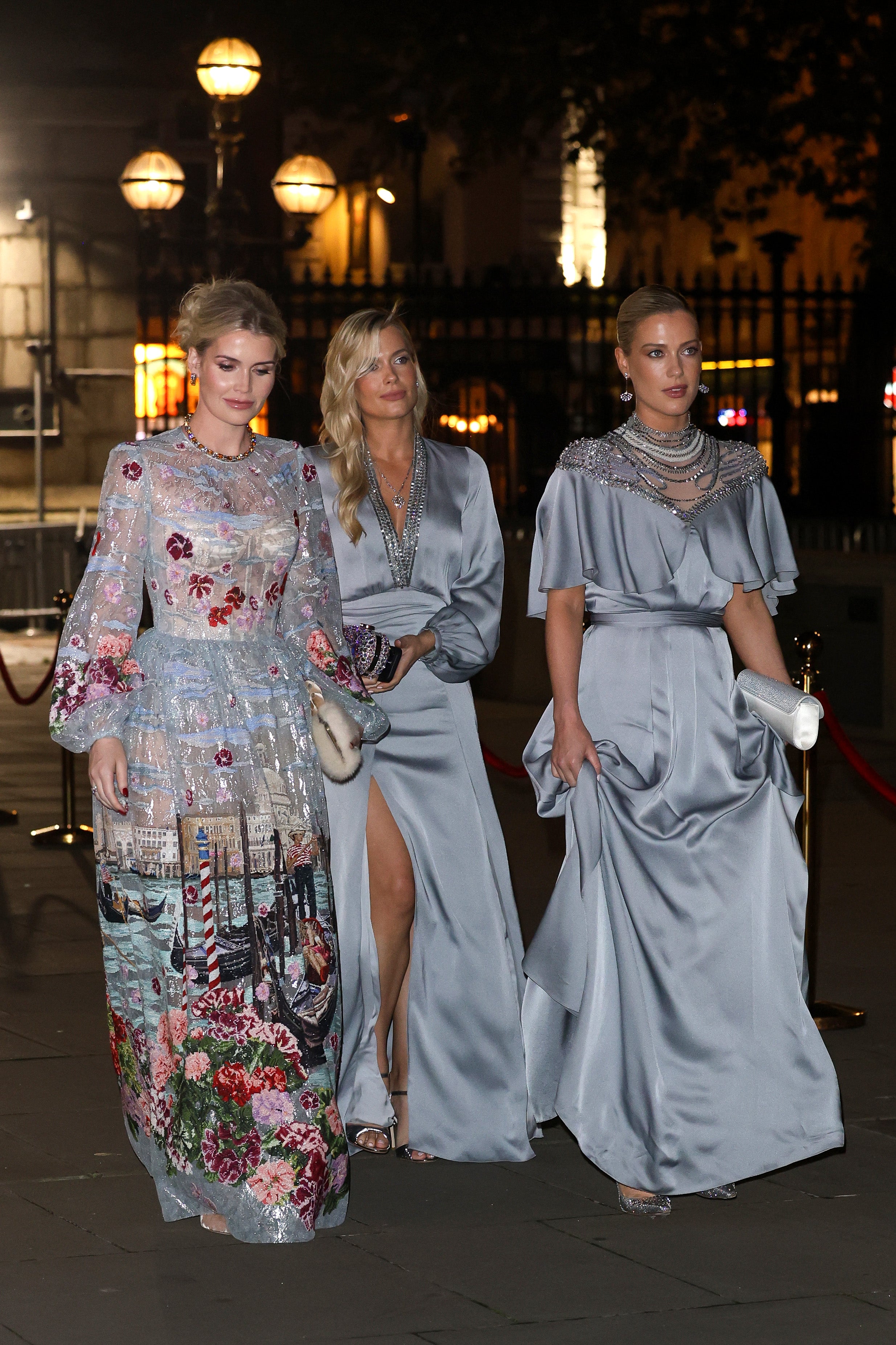 Lady Kitty Spencer, Lady Amelia Spencer and Lady Eliza Spencer all supported Prince William at the Centrepoint Awards on Wednesday (16 October).