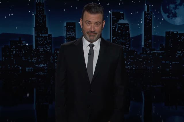 <p>Jimmy Kimmel poked fun at Donald Trump’s claim to be the ‘father of IVF’ </p>